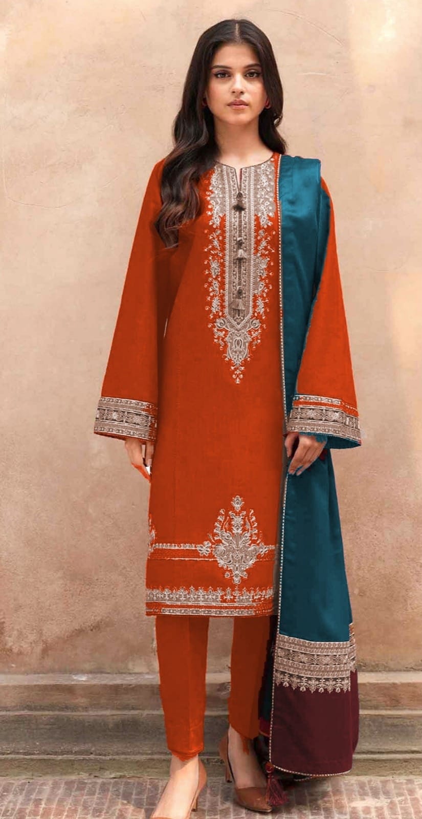Royal Heritage Embroidered 3-Piece (un-stitched)