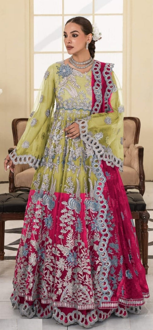 Millan Embroidered Maxi (Unstitched)